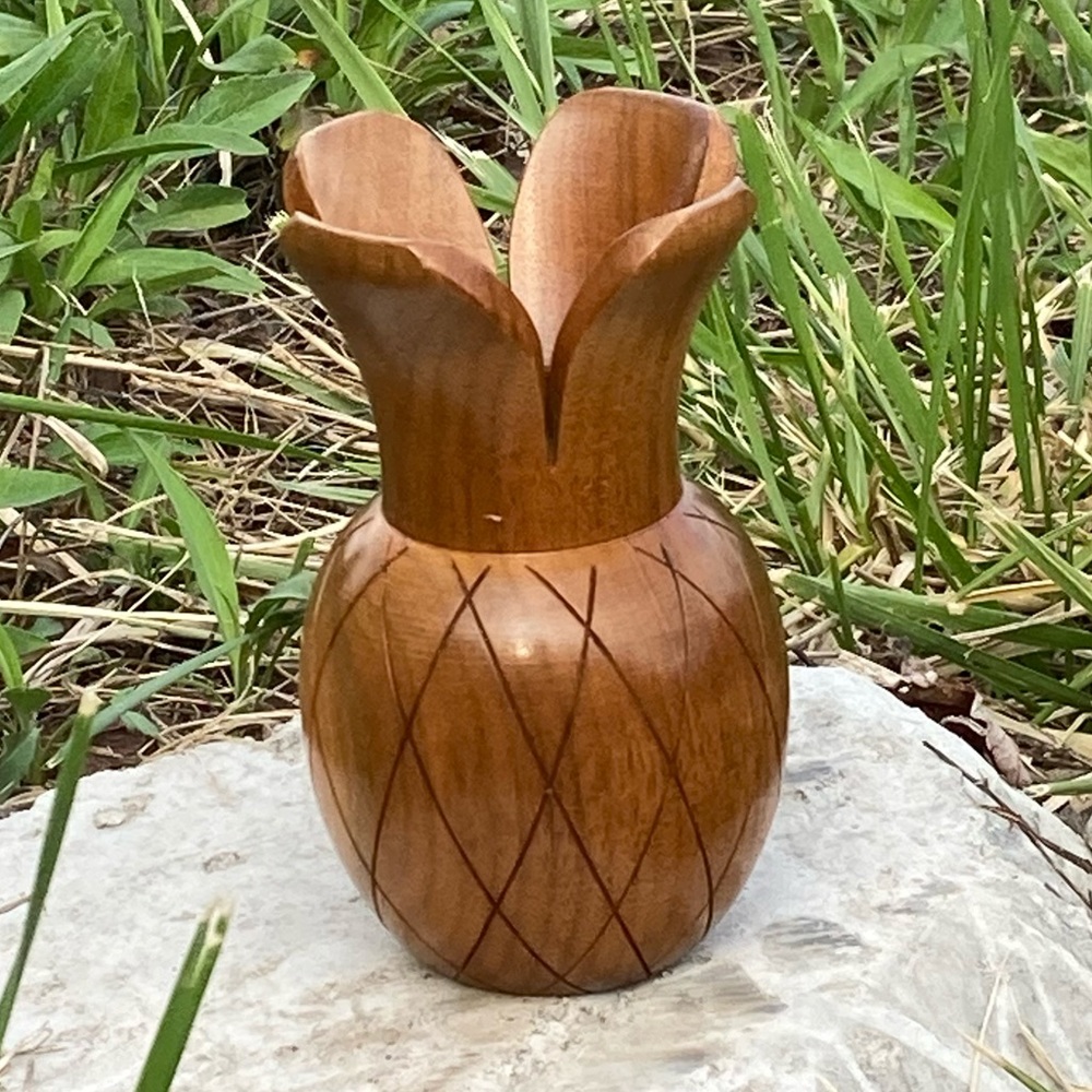 Vintage Handmade Pineapple Candle Holder!
